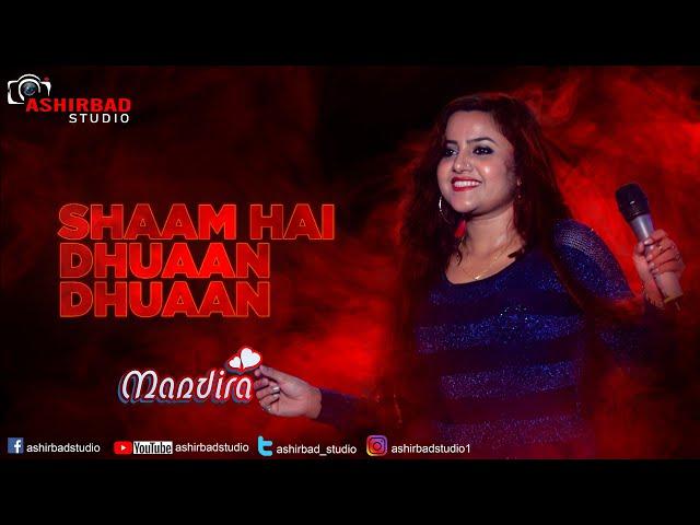 Shaam Hai Dhua Dhua - Diljale | Live Singing on stage by Mandira Sarkar