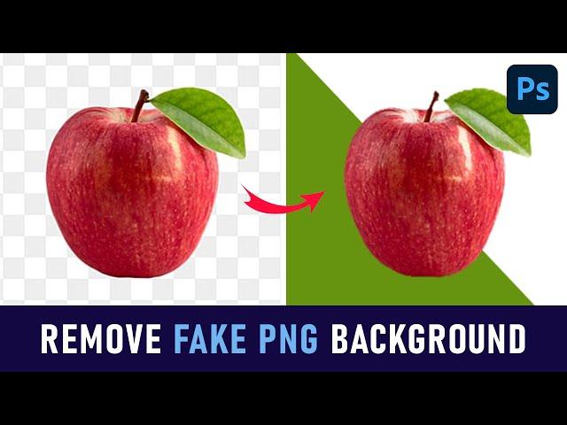 How to remove fake png background in photoshop