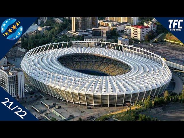 Ukrainian Premier League Stadiums 2021/22