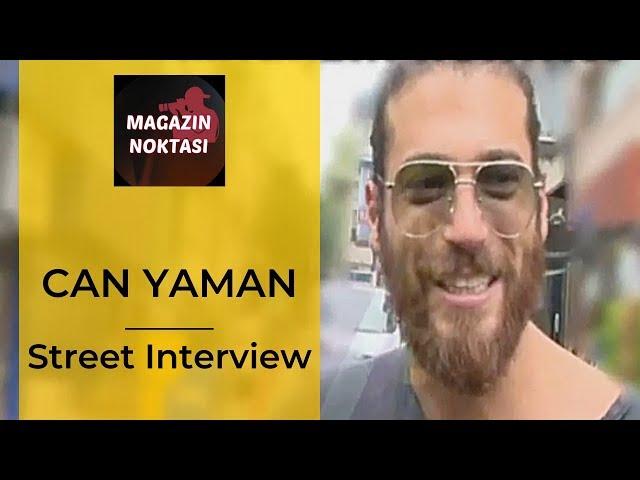 Can Yaman  Street Interview  Magazin Noktasi  Closed Captions 2019