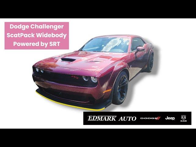 Dodge Challenger ScatPack Widebody Powered by SRT @edmarkauto #shorts