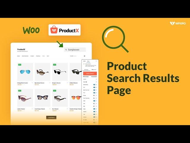 How to Create & Customize Product Search Results Page Template for WooCommerce using ProductX