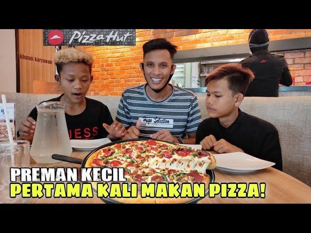 Preman Kecil Pertama Kali Makan Pizza!