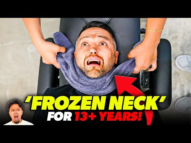 HE *COULDN'T TURN HIS NECK* FOR 13 YEARS!  | Asmr Chiropractor Back Pain Crack | Dr Tubio