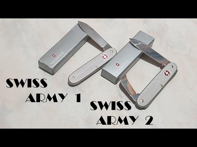 [REVIEW] Victorinox - ALOX SWISS ARMY 1 (Solo) & SWISS ARMY 2 (Pruner) (Swiss Army Knife)