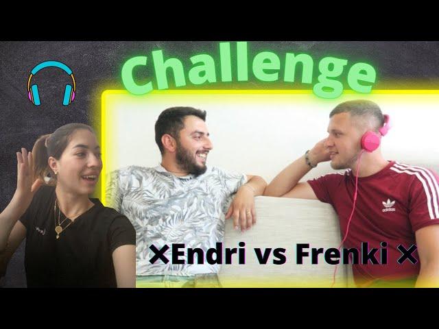 Challenge Endri vs Frenki | Thuaj fjalen qe degjon me kufje | LEDINA VLOGS 