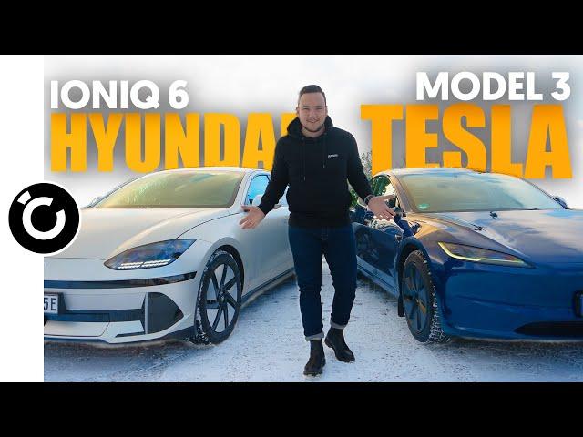 Tesla Model 3 VS Hyundai Ioniq 6 - DAS BESTE E-Auto 2024?