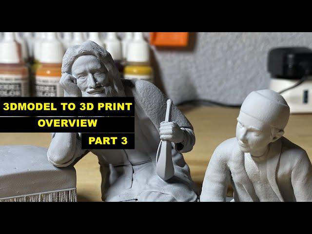 How I  3D Printed my model using ZBrush, 3ds Max, and Elegoo Mars 2 Pro - Watch the Process! Part 3