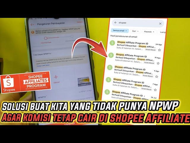 solusi tidak punya npwp shopee affiliate