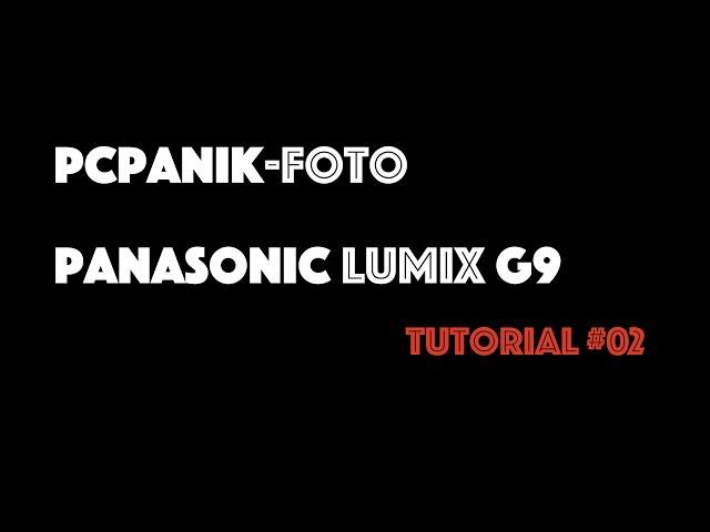 pcpanik-Foto : Panasonic Lumix G9 Tutorial #02 - Monitoranzeigen