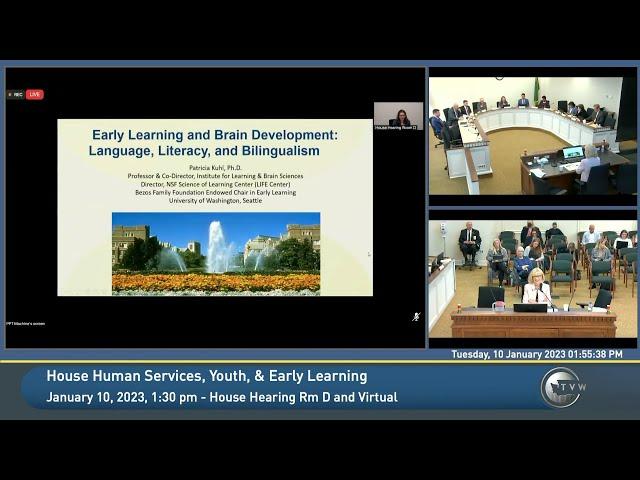 Washington State Legislature 2023 - House Human Services, Youth, & Early Learning - Patricia Kuhl