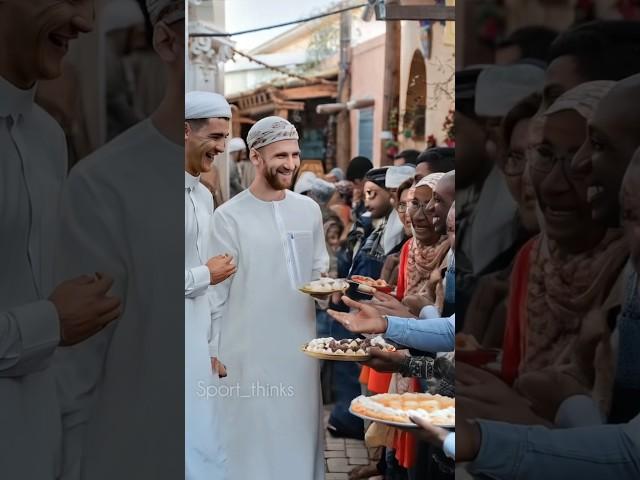 Ronaldo and Messi Join the Eid Celebrations: A Moment of Unity! #ronaldo #Messi #EidCelebration