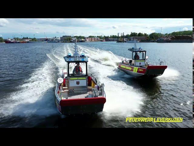 Mehrzweckboote Faster 73CAT der Feuerwehr Leverkusen