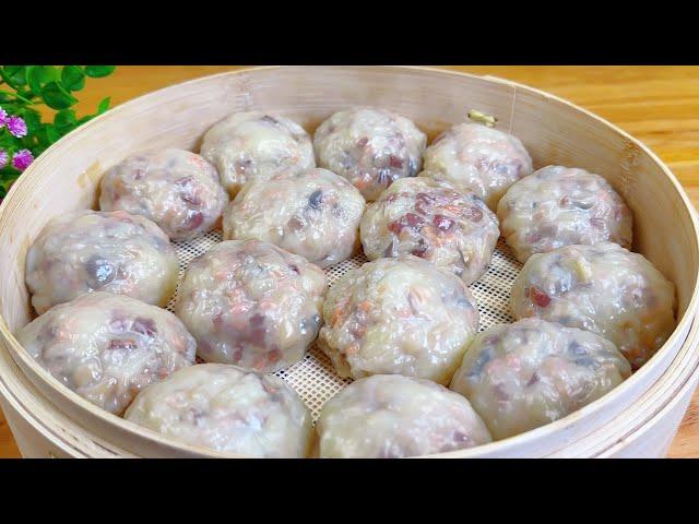 Glutinous Rice Balls: More Nourishing Than Medicine, Grandma's Secret Recipe ! もち米の団子 찹쌀볼 :  糯米丸子