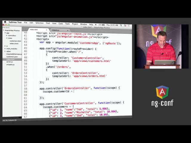 Dan Wahlin - AngularJS in 20ish Minutes - NG-Conf