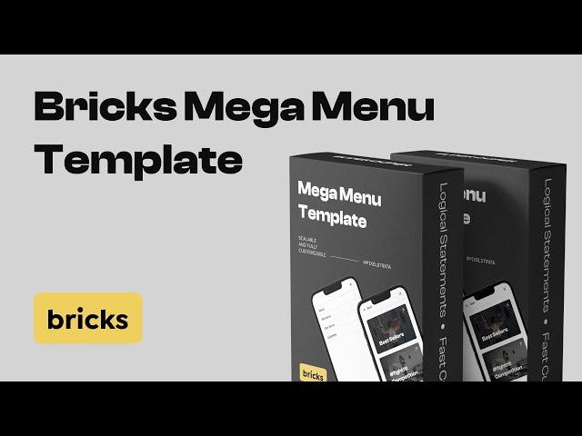 Bricks Mega Menu Template Release