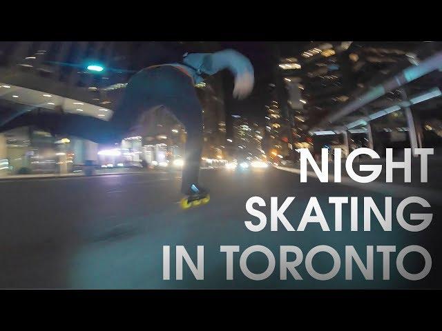 INLINE SKATING IN TORONTO AT NIGHT WITH BILL STOPPARD