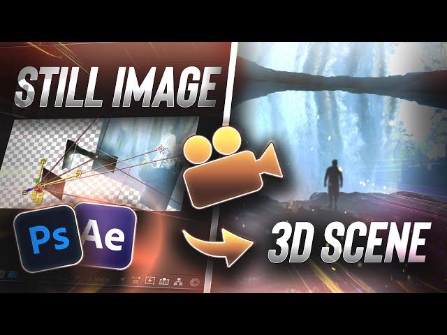 Create 3D Moving Video from a Photo in After Effects - PARALLAX Effect