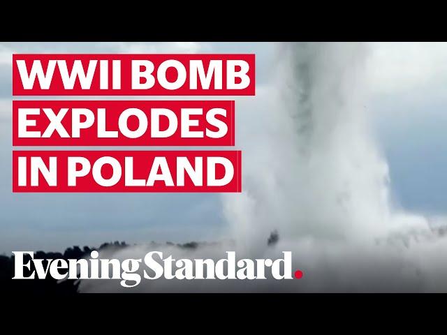 British World War Two bomb found in Poland explodes while being defused