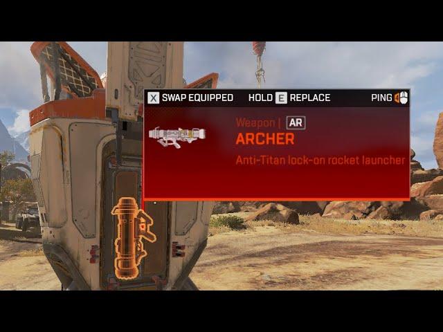 Care Package Rocket Launcher in Apex!!