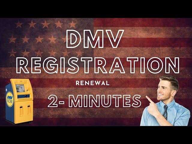 DMV registration renewal by KIOSK | selfservice kiosks |DMV Kiosk | Avoid the lines at DMV office