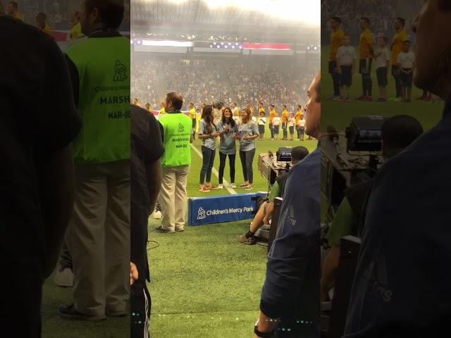 OLIVIA FOX- The National Anthem at Sporting KC