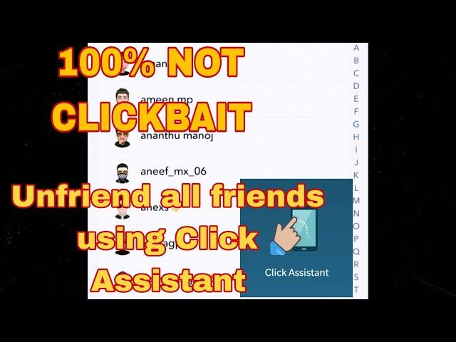 How to Unfriend All Snapchat Friends Using Auto Clicker App #snapchat #snapchatunfriending