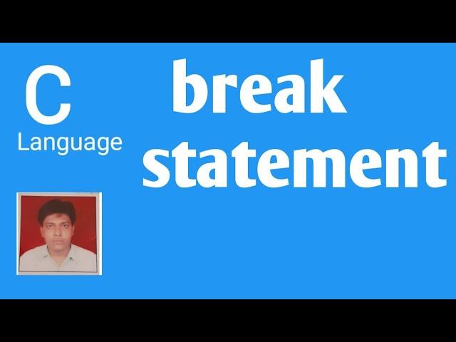 break statement in c