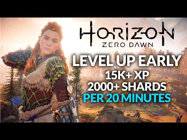 Horizon Zero Dawn Early Game Level Up Faster & More Shards