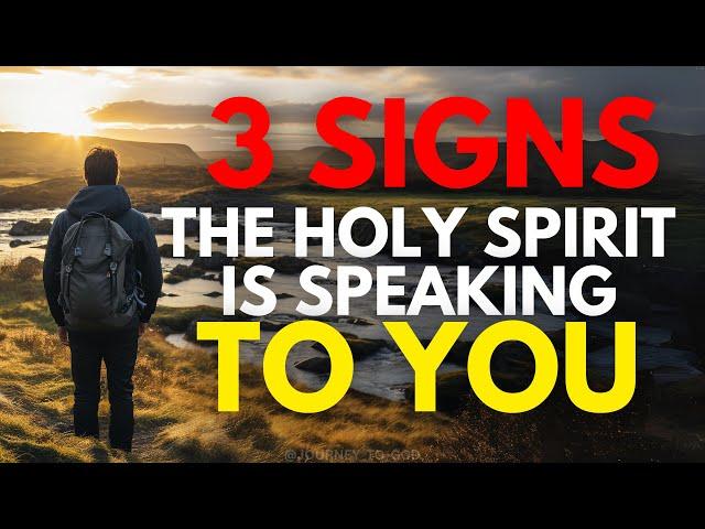3 CLEAR Signs The Holy Spirit is Speaking To You (Christian Motivation)