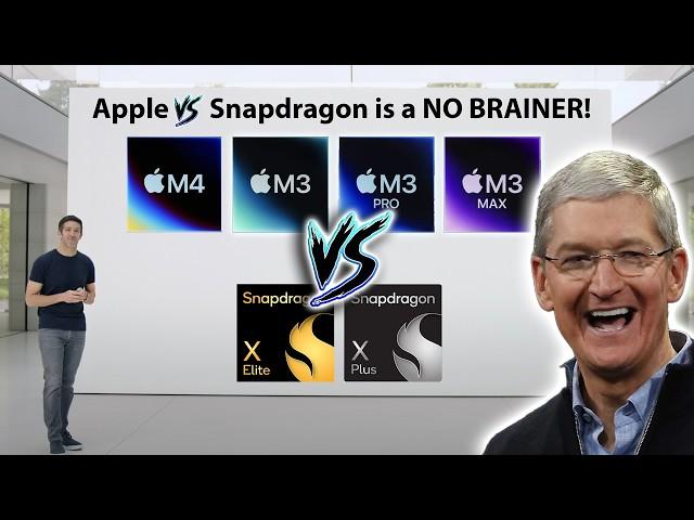 LEAKED BENCHMARKS!! M4 MacBook Vs Snapdragon X Elite Co-Pilot Ai Laptops