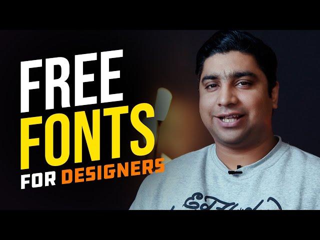 5 Best Free Fonts for Graphic Designers Ep1 - Free Downloads