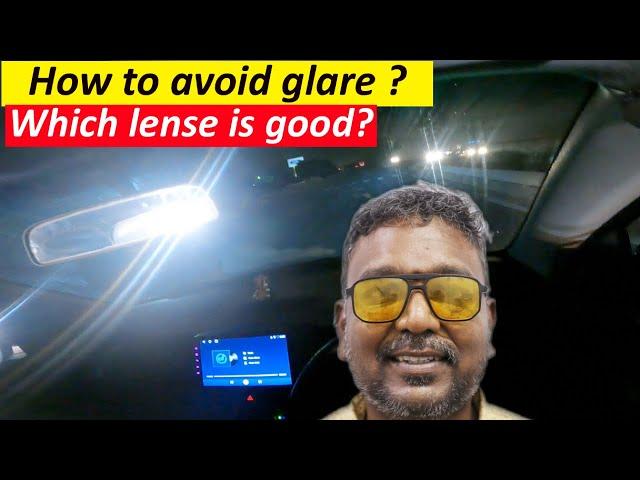 How to avoid glare while driving? - What are anti glare glasses? | Complete guide on driving glasses