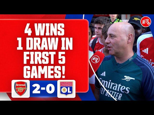 I Expect 4 Wins & A Draw From Our First 5 Games (Julian) | Arsenal 2-0 Lyon | Emirates Cup