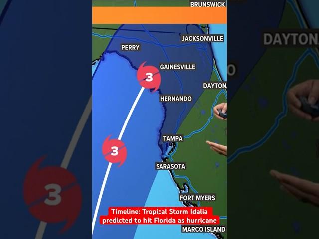 Tropical Storm #Idalia expected to make landfall in Florida as a hurricane this week.