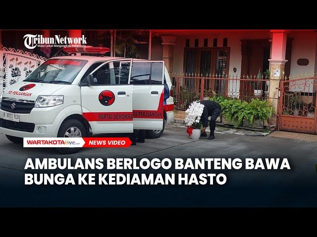 Rumah Hasto Kristiyanto Didatangi Ambulan, Ada Apa