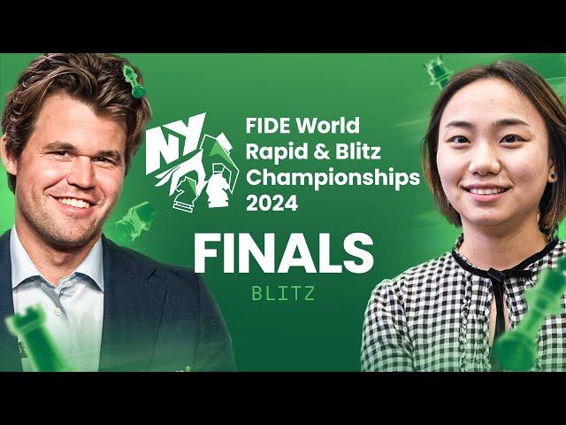 FINALS: FIDE World Blitz Championship 2024 | Will Magnus & Gunina Defend Their Title? KO Stage