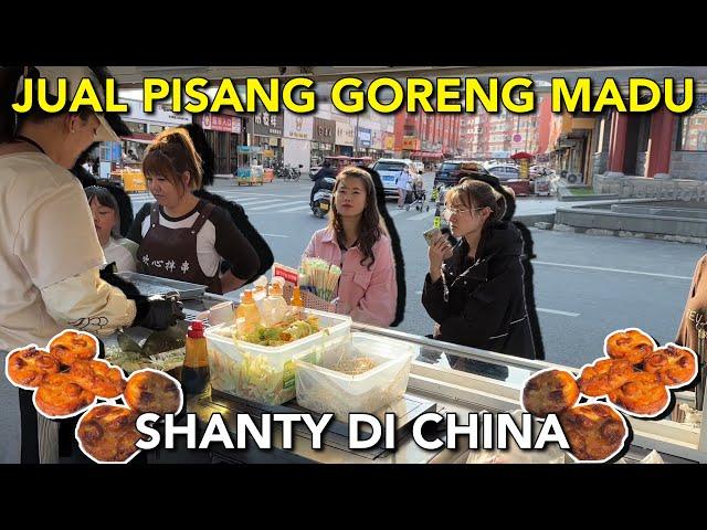 PERTAMA KALI JUAL PISANG GORENG MADU DI CHINA, RASA MANIS DAN GARINGNYA MENARIK PERHATIAN‼️