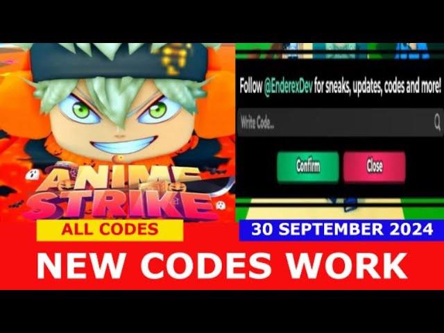 *NEW CODES* [HALLOWEEN UPD 10] Anime Strike Simulator ROBLOX | ALL CODES | SEPTEMBER 30, 2024