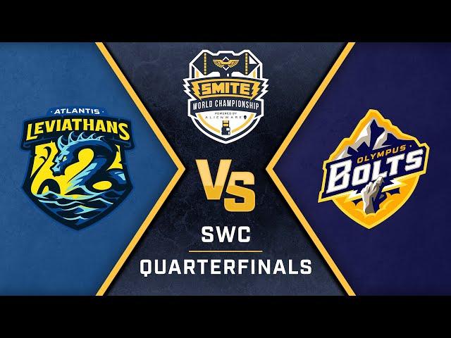 SMITE World Championship Season 8: Quarterfinals ATLANTIS LEVIATHANS VS OLYMPUS BOLT