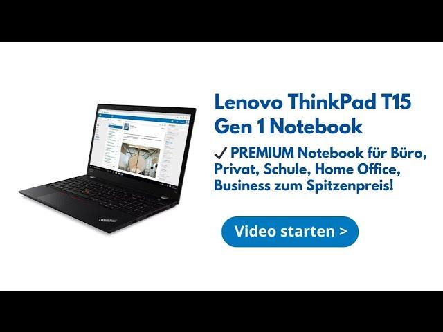 Lenovo ThinkPad T15 Gen 1 Notebook