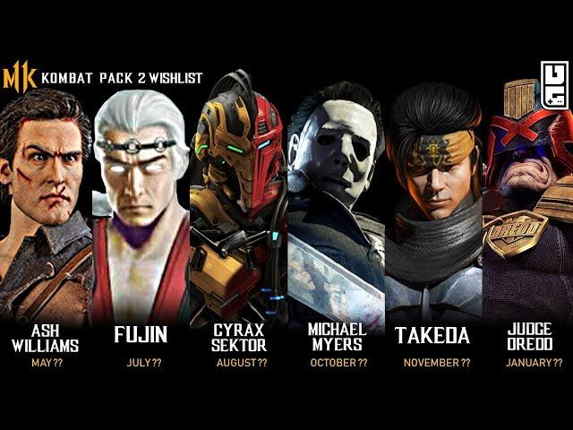 Mortal Kombat 11 - FULL Kombat Pack 2 DLC Wishlist!!