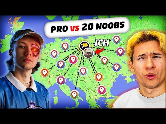 Geoguessr PRO vs 20 NOOBS - Das Rematch