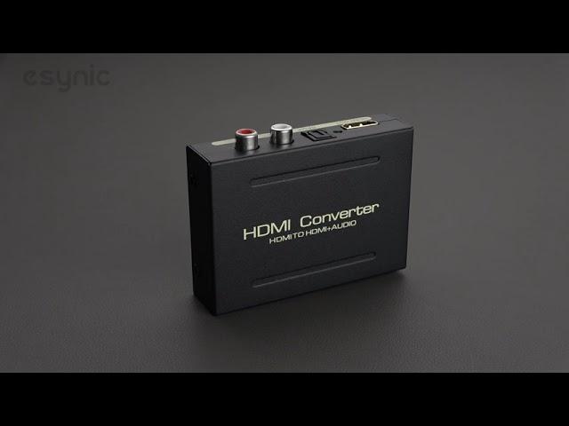 eSynic 4K HDMI Audio Extractor