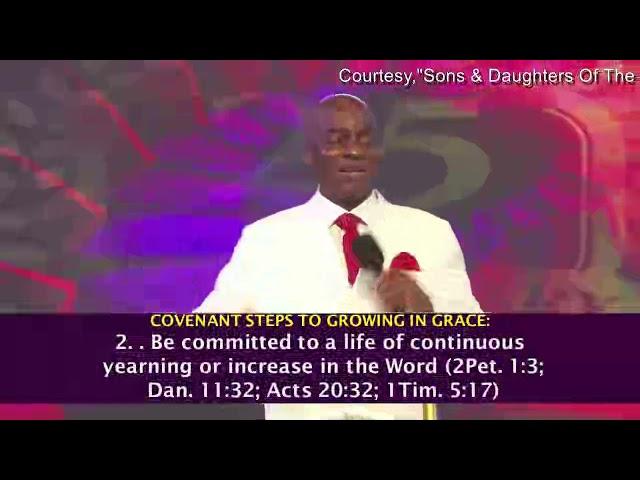 COVENANT STEPS TO GROWING IN GRACE | BISHOP DAVID OYEDEPO | HOW TO GRIW IN GRACE