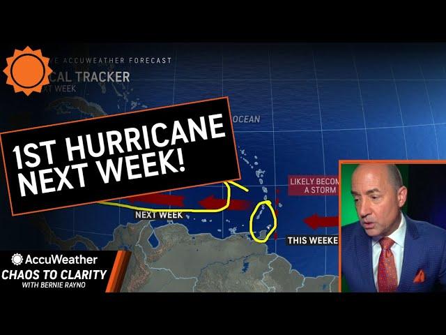 (June 27) 1st Hurricane May Form in Caribbean Next Week