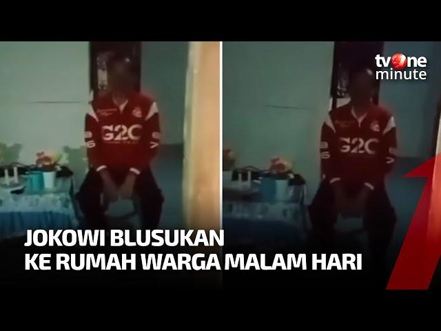 Momen Jokowi Kunjungi Rumah Warga di Ende, NTT pada Malam hari | tvOne Minute