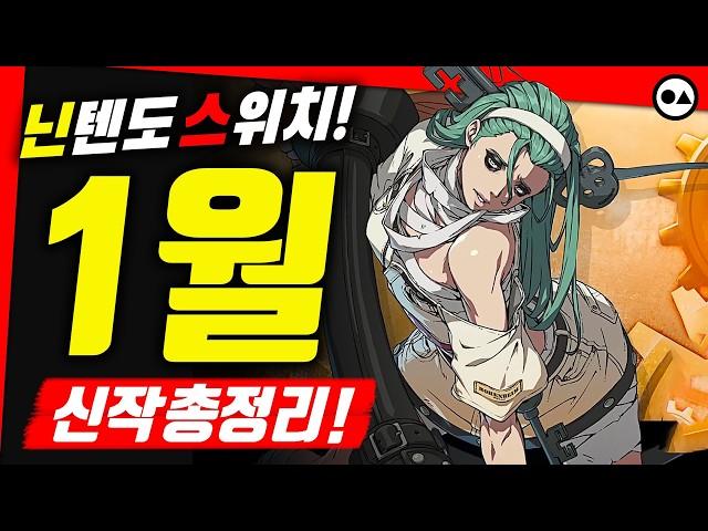 닌텐도 스위치 25년 1월 신작 총정리 | 총 17작품