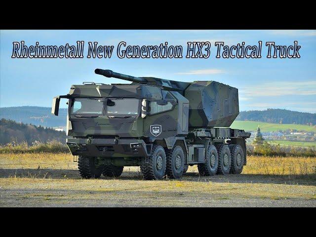 Rheinmetall Presents New Generation HX3 Tactical Truck!