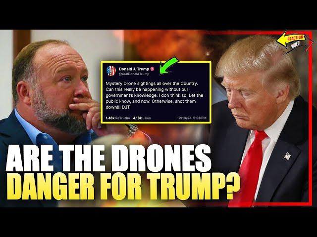 Alex Jones Issues Emergency Warning to Trump: Mysterious Drones Could Signal URGENT DANGER!